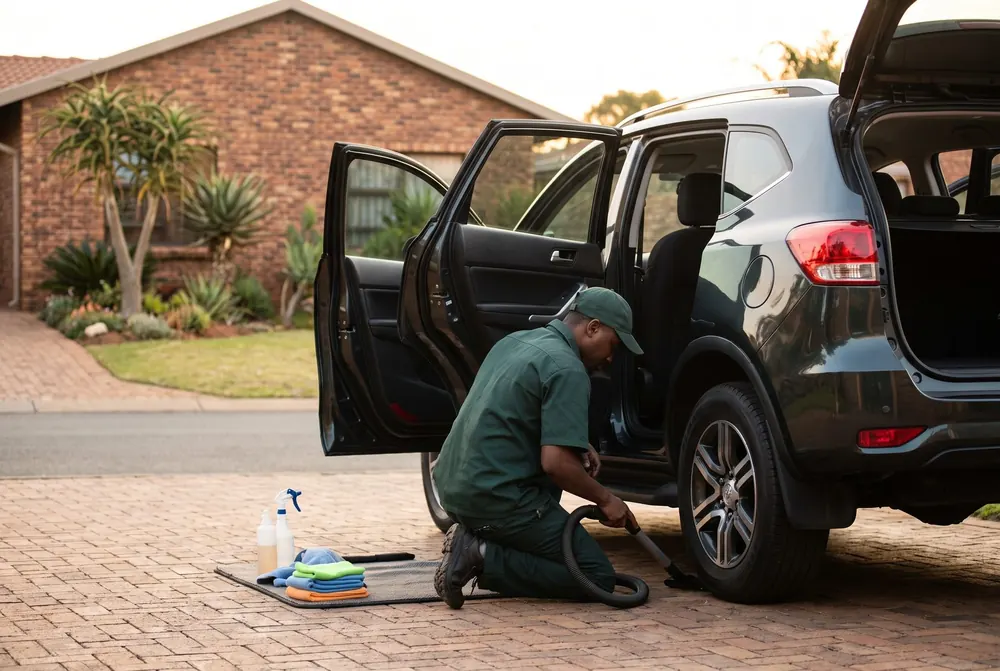Mobile Car Wash in Gauteng, handled by an Erf crew
